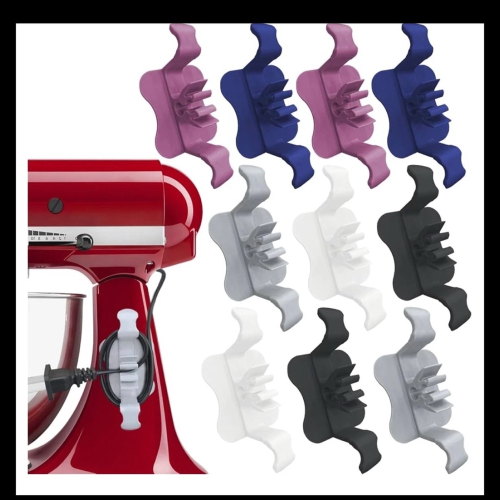 Cord Organizer for Kitchen Appliances, 10‎ Pcs Set Cord Wrapper Stick On New